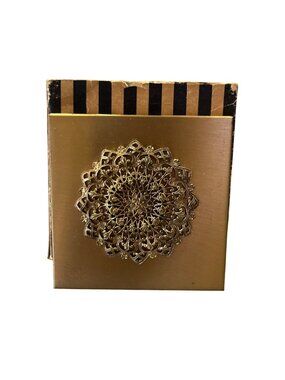 Vintage Rho-Jan Compact w Box Vanity Mirror Used